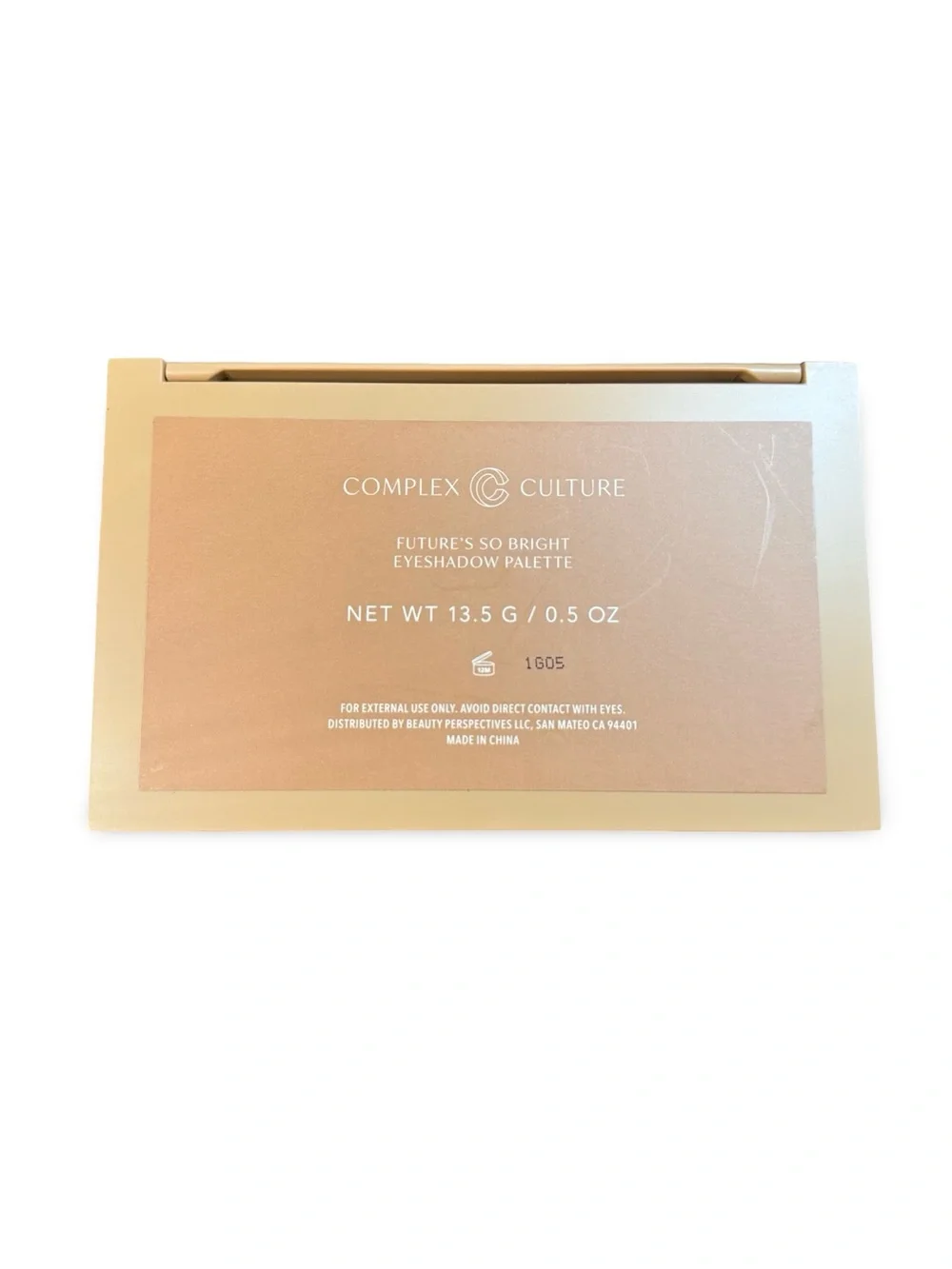 Complex Culture Future’s So Bright Eyeshadow Palette 9 Shades Shimmer Gold Pink